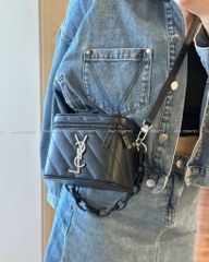 Túi Cốp YSL Vanity Màu Đen Gift Chính Hãng Kèm Dây Fullbox