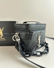 Túi Cốp YSL Vanity Màu Đen Gift Chính Hãng Kèm Dây Fullbox