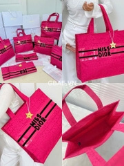 Túi Tote DIOR Lưới Gift Compliment Chính Hãng 42x35x13cm