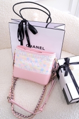 Túi Gift Custom Dạ Tweed CHANEL Limited Đủ Hộp & Túi Giấy Chanel Hoa Trà RB