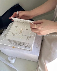 Set DIOR 30 Montaigne nước hoa mini + serum + son Dior 4pcs kèm túi giấy (họa tiết ngôi nhà)