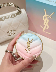 Cushion YSL Vỏ Hồng Xanh High Cover Mesh Foundation Limited