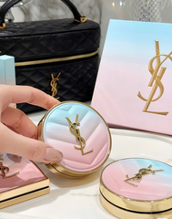 Cushion YSL Vỏ Hồng Xanh High Cover Mesh Foundation Limited