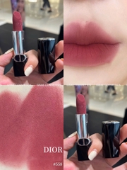 Son DIOR Rouge Nắp Hít Đen 2024 Couture Colour Refillable Floral Lip Care