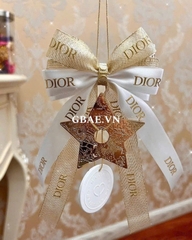 Móc Treo Nơ Kèm Charm Gift DIOR Chính Hãng - Fullbox Kèm Túi Giấy
