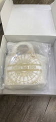Túi DIOR custom hoạ tiết Holiday Limited dáng Lady size 25cm fullbox túi giấy hãng