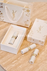 Son Dưỡng YSL LoveShine Caring Lipstick - Vỏ Limited (trắng sọc vàng)
