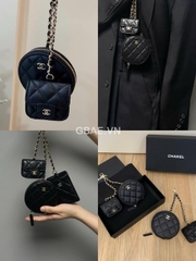 Túi tròn Chanel kèm ví Pouch 2 in 1 - fullbox