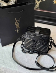 Túi Cốp YSL Vanity Màu Đen Gift Chính Hãng Kèm Dây Fullbox