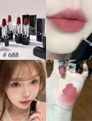 Son DIOR Rouge Nắp Hít Đen 2024 Couture Colour Refillable Floral Lip Care