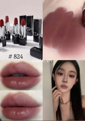 Son DIOR Rouge Nắp Hít Đen 2024 Couture Colour Refillable Floral Lip Care