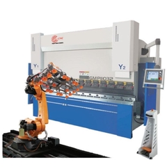 Máy chấn CNC thủy lực đồng bộ WE67K