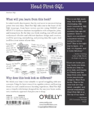 Head First SQL: Your Brain on SQL -- A Learner's Guide