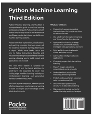 Python Machine Learning: Machine Learning and Deep Learning with Python, scikit-learn, and TensorFlow 2, 3rd Edition