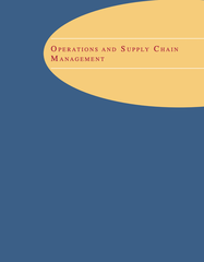 Operations and Supply Chain Management
