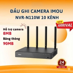 [Chính hãng] Đầu Ghi Hình Wifi Imou  NVR-N110W-8A0E / NVR-N118W-8A0E - Chuẩn Nén H.265, 2 Ăng-ten Phủ Sóng Rộng