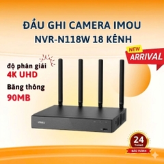 [Chính hãng] Đầu Ghi Hình Wifi Imou  NVR-N110W-8A0E / NVR-N118W-8A0E - Chuẩn Nén H.265, 2 Ăng-ten Phủ Sóng Rộng