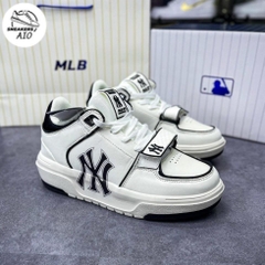 Giày thể thao nam nữ đế độn MLB chunky dán, Giày MLB Chunky quai dán Liner Mid Basic New York Yankees Hàng Mới Hot 2023