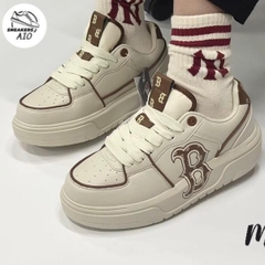 [AIO sneaker] Giày Thể Thao MLB Chunky Liner Classic Monogram Brown,Giày Sneaker MLB Nâu Kem