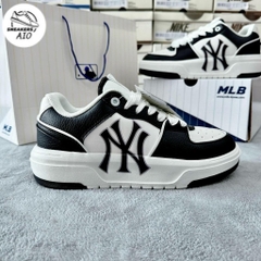 Giầy thể thao sneaker NY liner đen,NY chunky liner ,Giày MLB Chunky Liner Piano Black New York Yankees FULL BOX