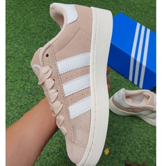 [AIO sneaker] Siêu phẩm giày das campus nâu kem vệt trắng nữ ảnh thật tự chụp+ freeship Giày Adidas Campus Wonder White