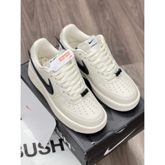 Giày Thể Thao Air Force 1 Low SP 'Ambush Phantom Best Quality Sneaker AF1 Be Vệt Đen Dài Full Box + Bill Bản Mới 2024