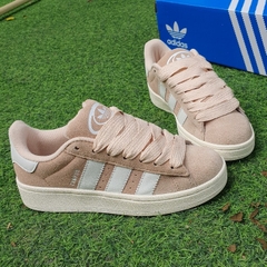 [AIO sneaker] Siêu phẩm giày das campus nâu kem vệt trắng nữ ảnh thật tự chụp+ freeship Giày Adidas Campus Wonder White