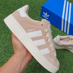 [AIO sneaker] Siêu phẩm giày das campus nâu kem vệt trắng nữ ảnh thật tự chụp+ freeship Giày Adidas Campus Wonder White