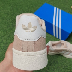 [AIO sneaker] Siêu phẩm giày das campus nâu kem vệt trắng nữ ảnh thật tự chụp+ freeship Giày Adidas Campus Wonder White