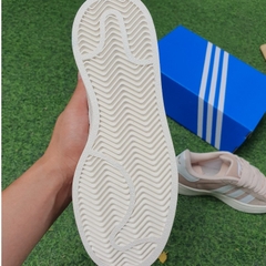 [AIO sneaker] Siêu phẩm giày das campus nâu kem vệt trắng nữ ảnh thật tự chụp+ freeship Giày Adidas Campus Wonder White