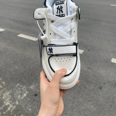 Giày thể thao nam nữ đế độn MLB chunky dán, Giày MLB Chunky quai dán Liner Mid Basic New York Yankees Hàng Mới Hot 2023