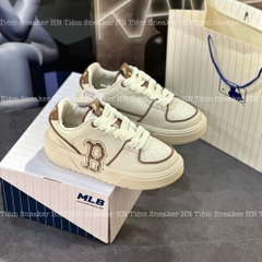 [AIO sneaker] Giày Thể Thao MLB Chunky Liner Classic Monogram Brown,Giày Sneaker MLB Nâu Kem