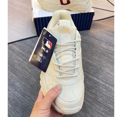 Giày Thể Thao Nữ Tăng Chiều Cao 7cm MLB Chunky A Cleveland Guardians,MLB Độn Đế Chữ C Độn Đế mlb chunky độn đế chữ c