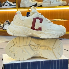 Giày Thể Thao Nữ Tăng Chiều Cao 7cm MLB Chunky A Cleveland Guardians,MLB Độn Đế Chữ C Độn Đế mlb chunky độn đế chữ c