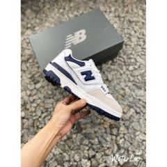 Giày Thể Thao Nam Nữ NB 550 'White Navy' - NB550 NB 550 Màu Trắng Xanh Tím Than, NB 550 ‘White Navy’ BB550WA1