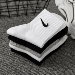 [ Xưởng Giày AIO ]  Tất, Vớ _Nike Nam Nữ Cổ Ngắn, Trung, Dài Vải Dệt Kim Cao Cấp 03 Màu