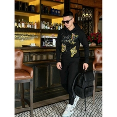 Siêu phẩm nỉ bông LV họa tiết không chê đi đâu được , Áo Hoodie LV 1:1có mũ nam nữ unisex chất nỉ bông siêu ấm hot trend