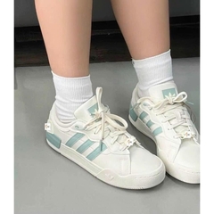 Giày Thể Thao Das Rey Galle White Dash Green, Das Xanh Ngọc Cho Nữ Hàng Cao Cấp