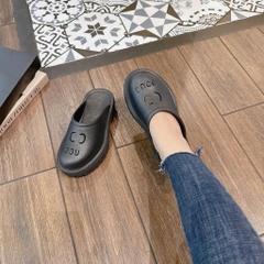 Dép sục nữ chất cao su xốp mềm nhẹ cao 5P Dép bánh mì đế độn thời trang kiểu dáng Trendy bản cao cấp