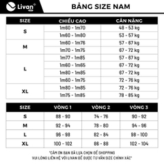 Áo Polo Nam Livan Cổ V LV26S04M235, Áo Phông Nam Thanh Lịch, Co Giãn Thoải Mái Chơi Thể Thao, Dã Ngoại