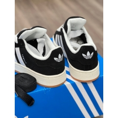 [AIO sneaker] Giày Thể Thao Adidas Campus 'Black White Gum' HQ8708 Campus Đen Sọc Trắng Đế Vàng