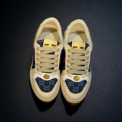 Giày Thể Thao Gu.cci Sơn Tùng Denim Gót Trắng Bản SC, Gucci Sơn Tùng Denim Xanh Navy Bản SC Đẹp Nhất Thị Trường Full Box