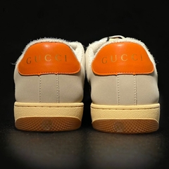 Giày Thể Thao Gu.cci Sơn Tùng Xanh Cam hàng Cao Cấp, Giày Thể Thao Gucci Sơn Tùng Denim Xanh Cam full box