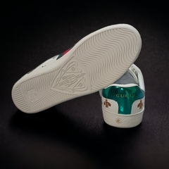 Giày thể thao Gu.cci 3 vạch Ong Sao thêu , giày Thể Thao Gu.cci Ong 3 vạch-New Sneaker, Giày Hot trend Full Box