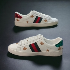 Giày thể thao Gu.cci 3 vạch Ong Sao thêu , giày Thể Thao Gu.cci Ong 3 vạch-New Sneaker, Giày Hot trend Full Box