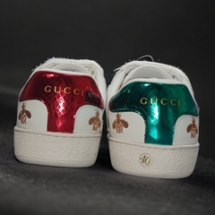 Giày thể thao Gu.cci 3 vạch Ong Sao thêu , giày Thể Thao Gu.cci Ong 3 vạch-New Sneaker, Giày Hot trend Full Box