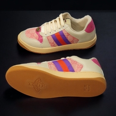Giày Sneaker GC Leather Pink Hồng Bản Chuẩn-Full Phụ Kiện,Giày thể thao GC Hải Tú HồngGiày thể thao gu.cci sơn tùng hồng