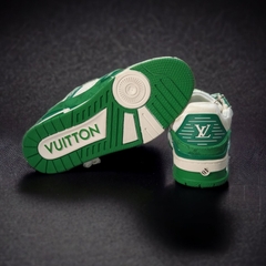 Giày thể thao LV Xanh Lá green hot 2023 Bản Cao Cấp Full Box,Giày thể thao LV Trainer HÀNG CAO CẤP, Giày Lo.uis Vu.itton