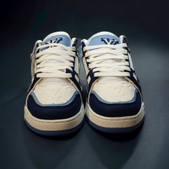 Giày Thể Thao LV Trainer 54 Xanh Dương Cao Cấp ,Giày LV Trắng Xanh,Giày LV trainer blue trắng xanh đen bản mới ss23 cao