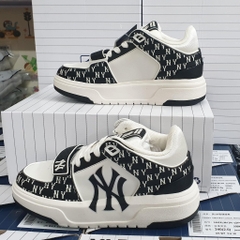 Giày thể thao nam nữ đế độn màu đen NY chunky liner Mid Basic New York Yan/kees 2023 quai dán mới siêu êm nhẹ